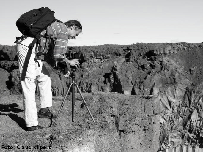 Selbstportrait in Landschaft